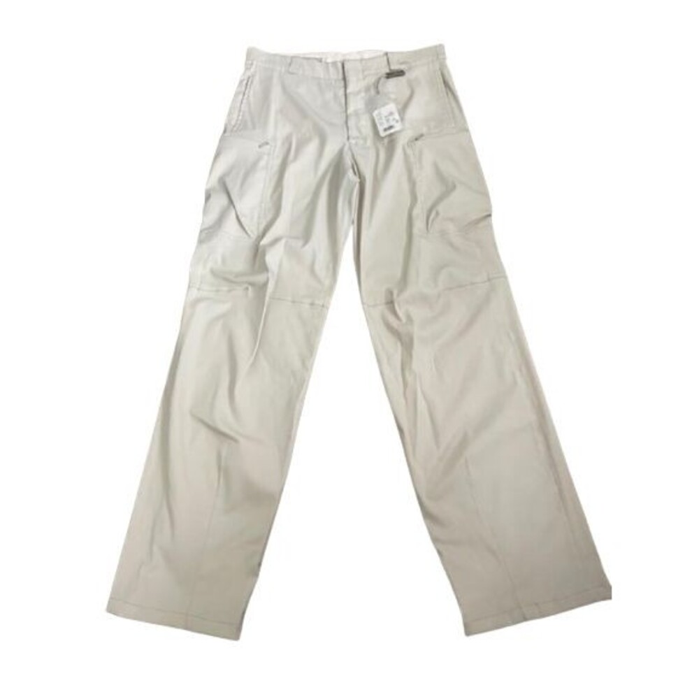 NWT EMPORIO ARMANI 50/14 cargo pants trousers slacks khaki stone knee seams